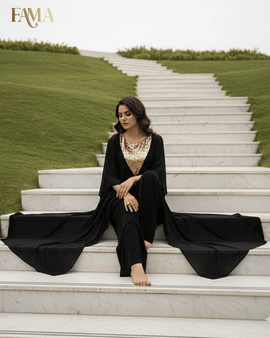 Midnight Grace Kaftan Set I 22