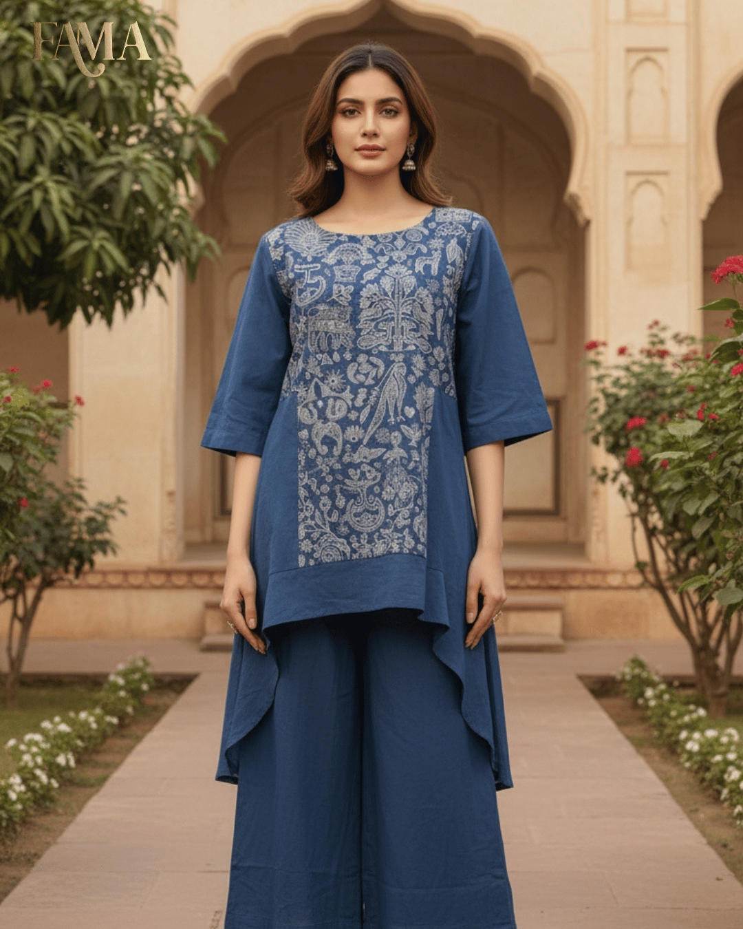 Indigo Heritage Co-ord Set S 12