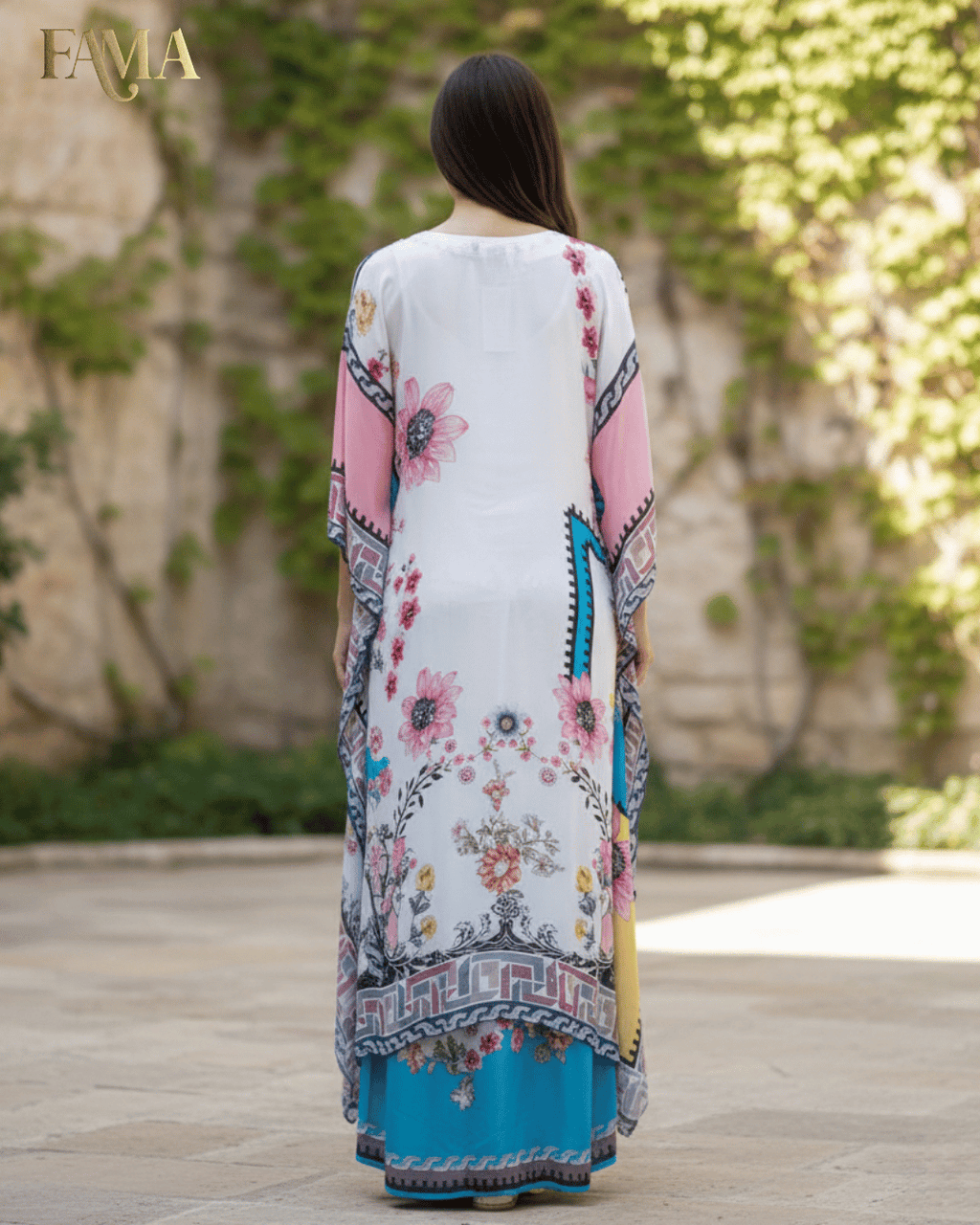 طقم قفطان أزور بلوم I 15