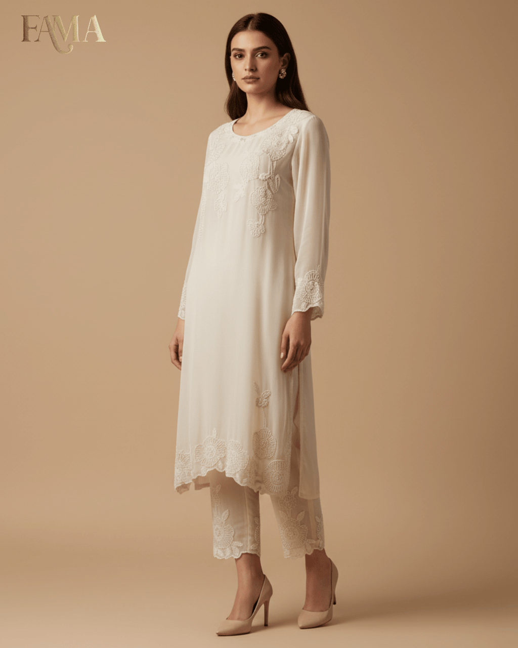 Ivory Lace Ensemble I 8