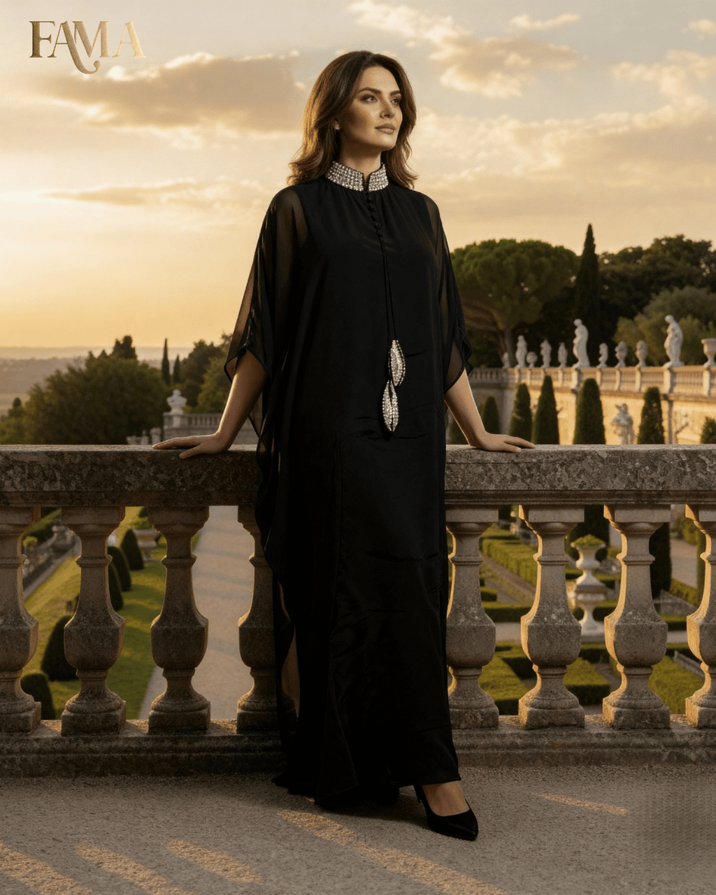 Noir Royale Kaftan I 4 D