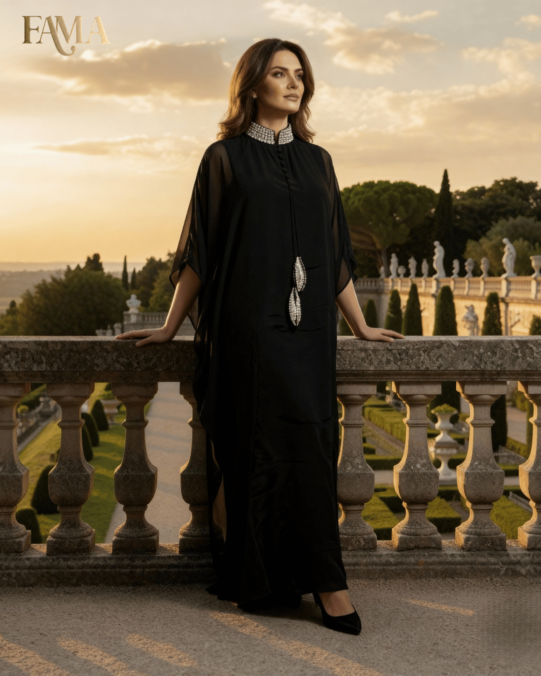 Noir Royale Kaftan I 4 D