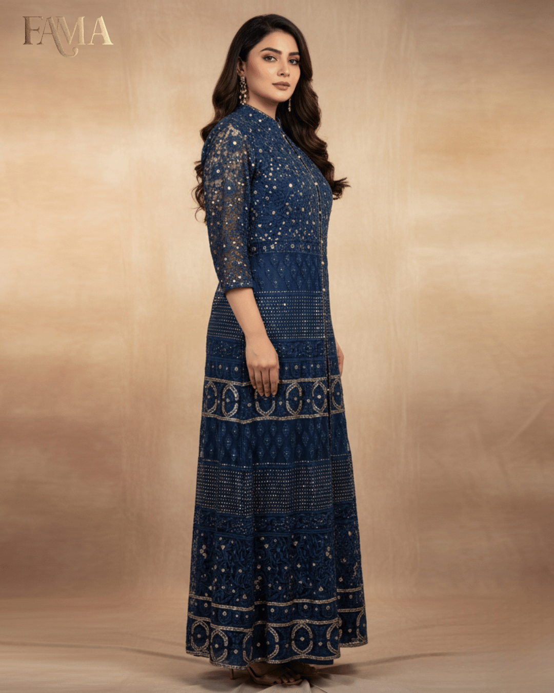 Midnight Heirloom Jacket Gown E 21