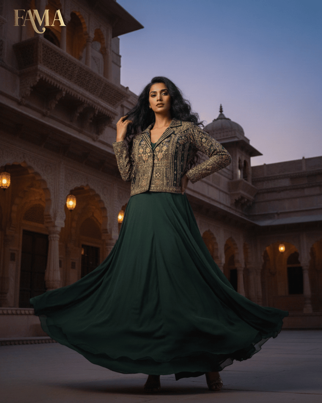 Emerald Majesty Ensemble S2 GREEN