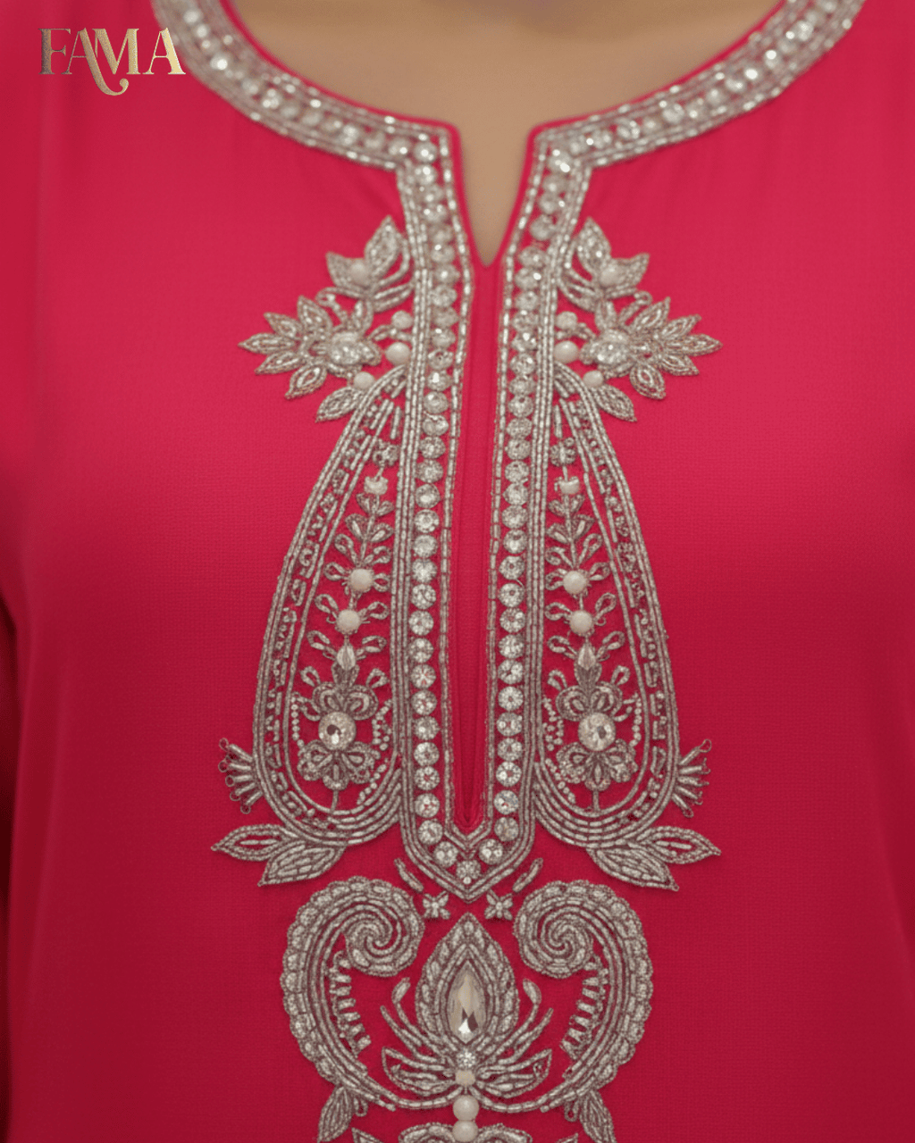 S2 Ruby Thread Embroidered Kurta Set S2-8/R5