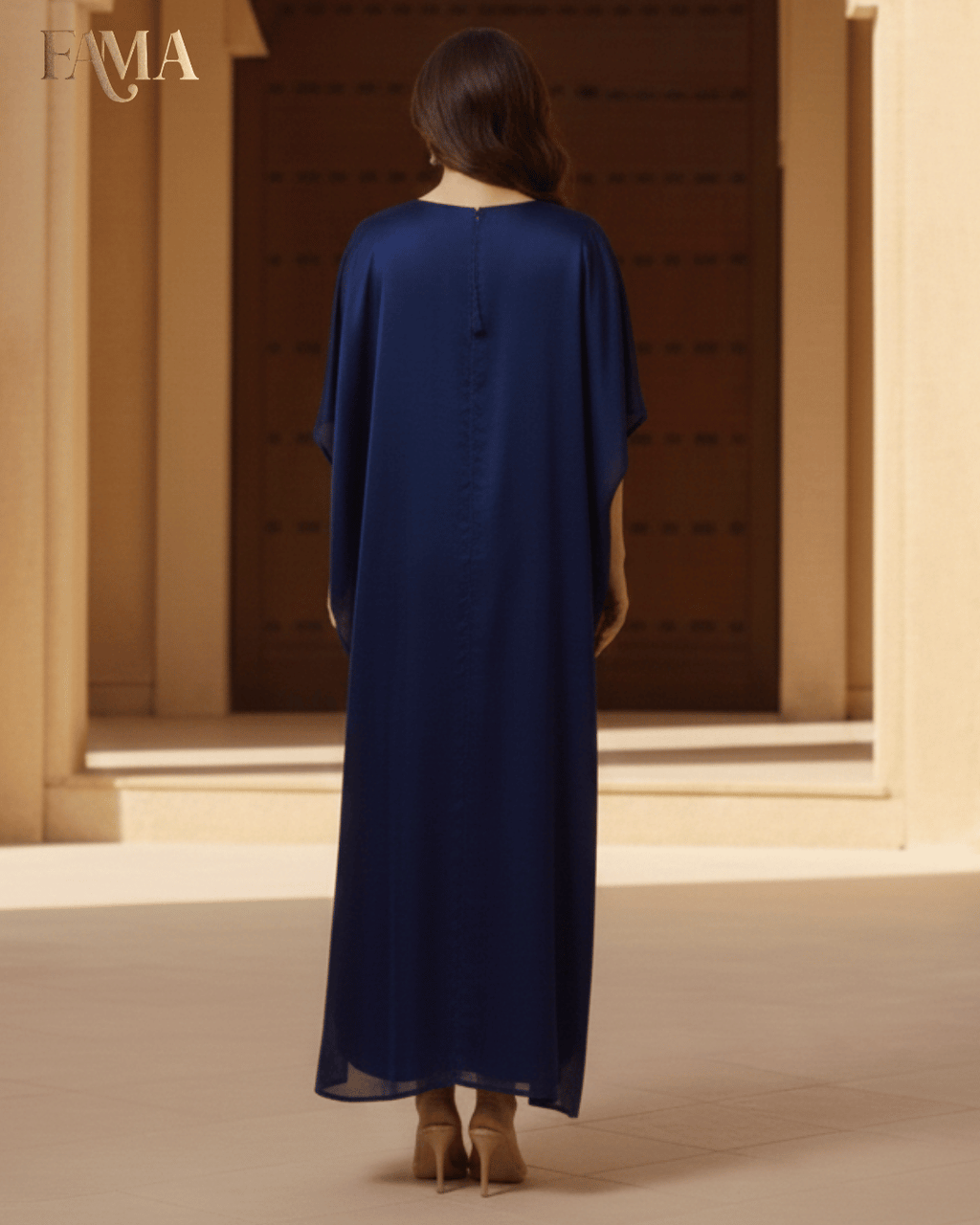 AC Midnight Sapphire Embellished Kaftan AC-1/B/10
