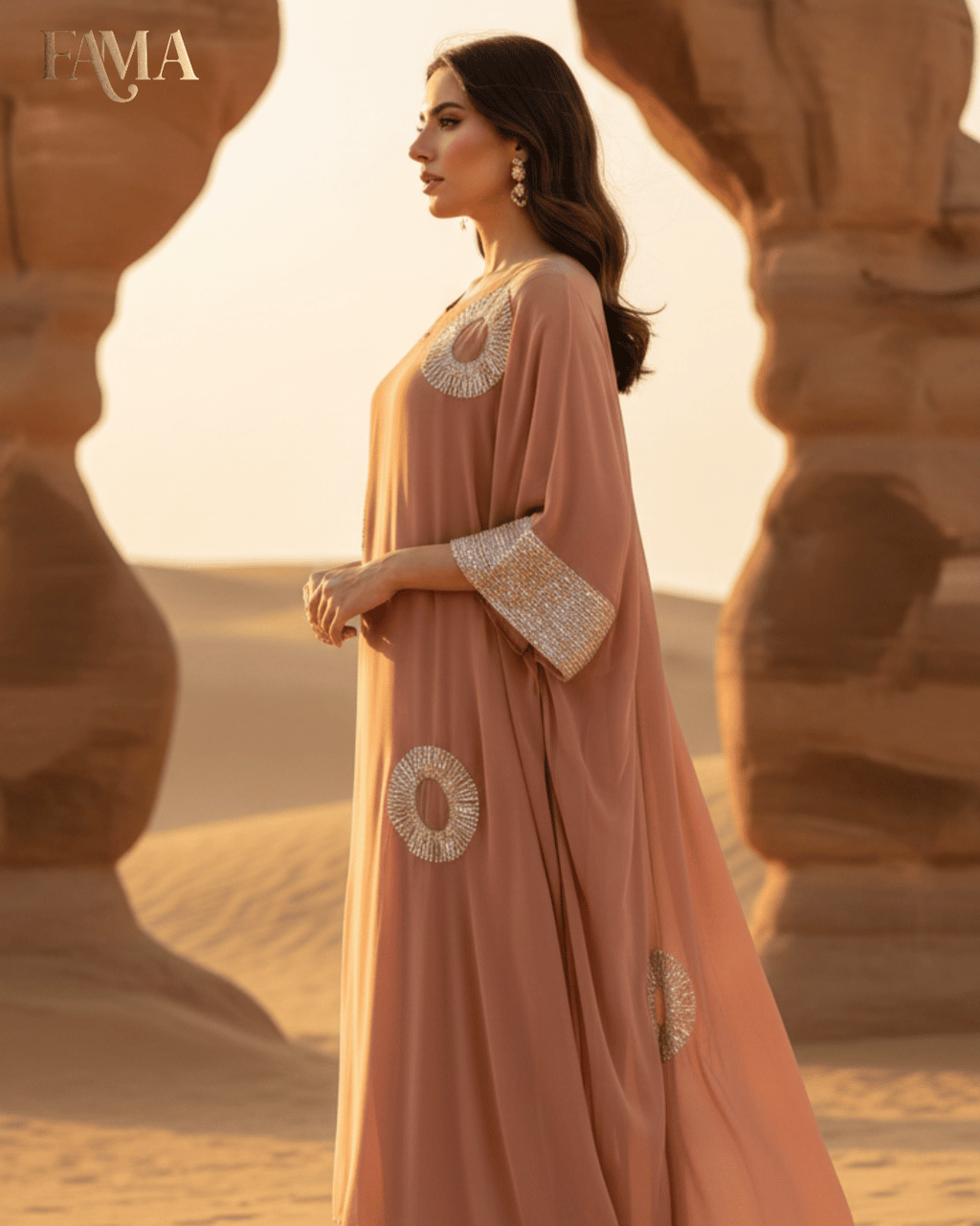 S2 Desert Rose Mirror Kaftan S2-4/B/5