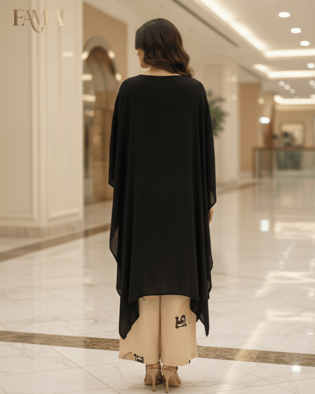 S2 Noir Celeste Sequin Kaftan Set S2-1/B/5