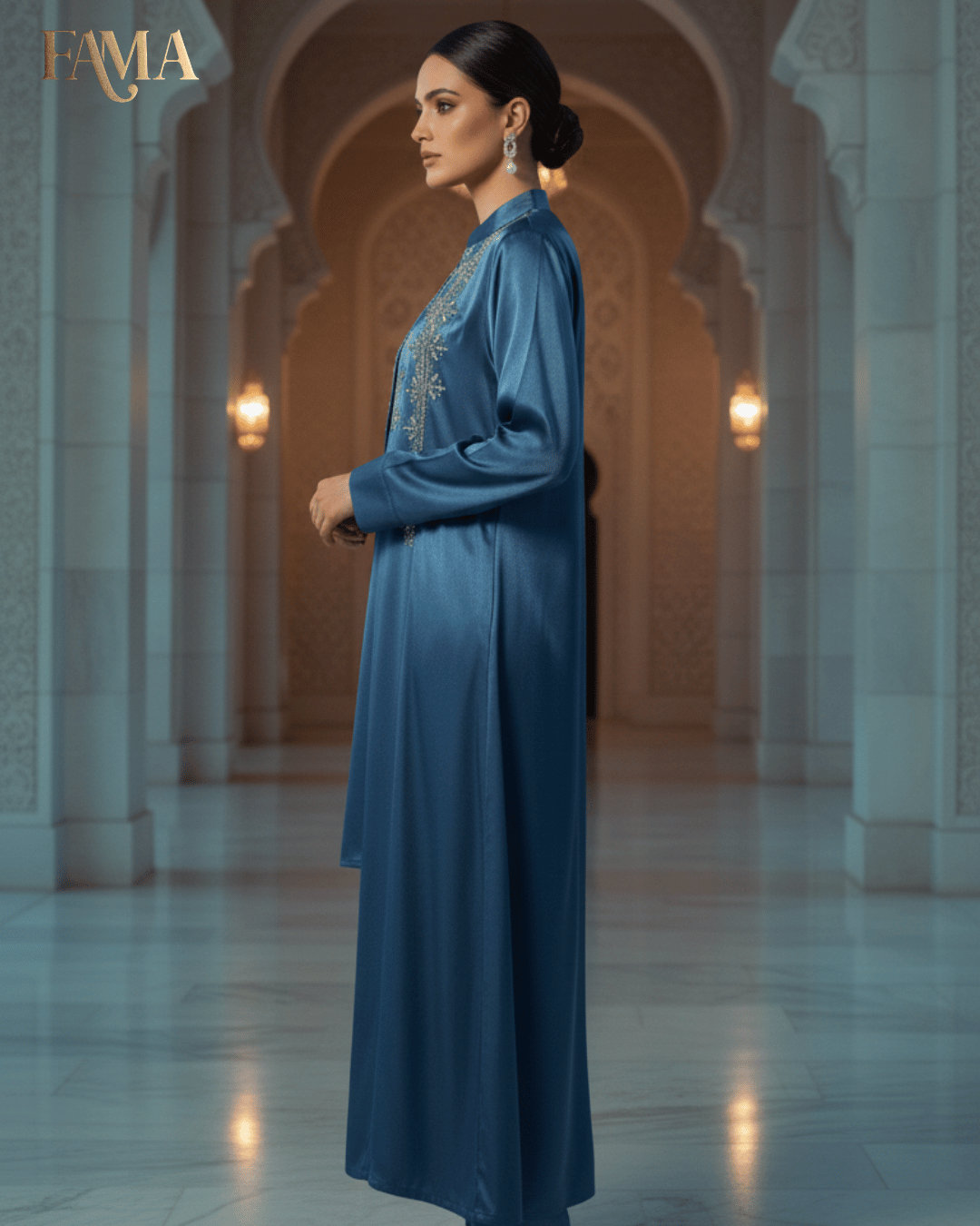 E2 Sapphire Royale Embellished Jacket Set E2-4/B/7