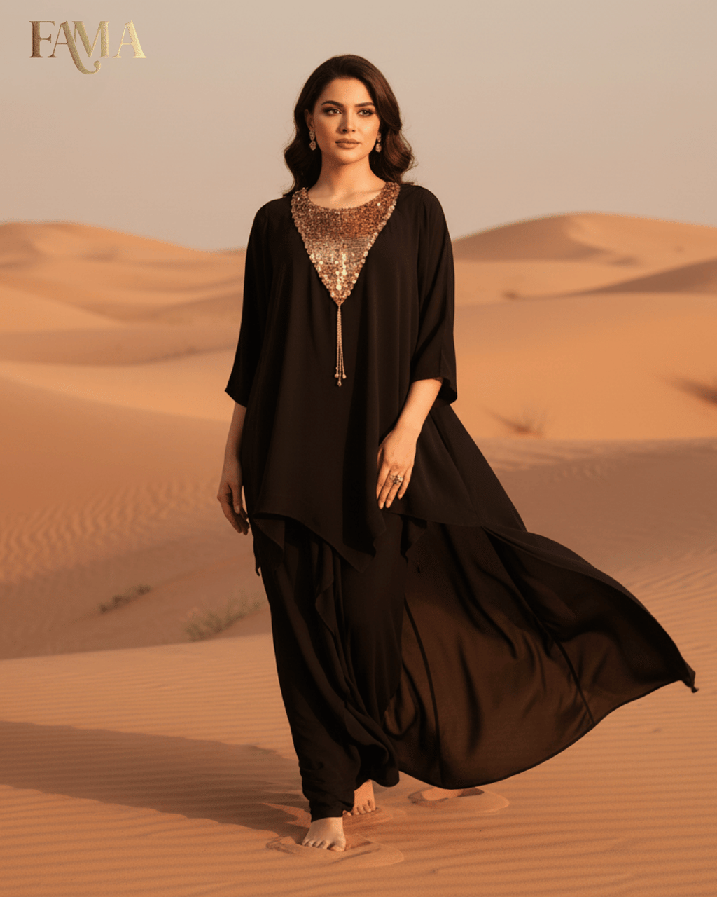 Midnight Grace Kaftan Set I 22