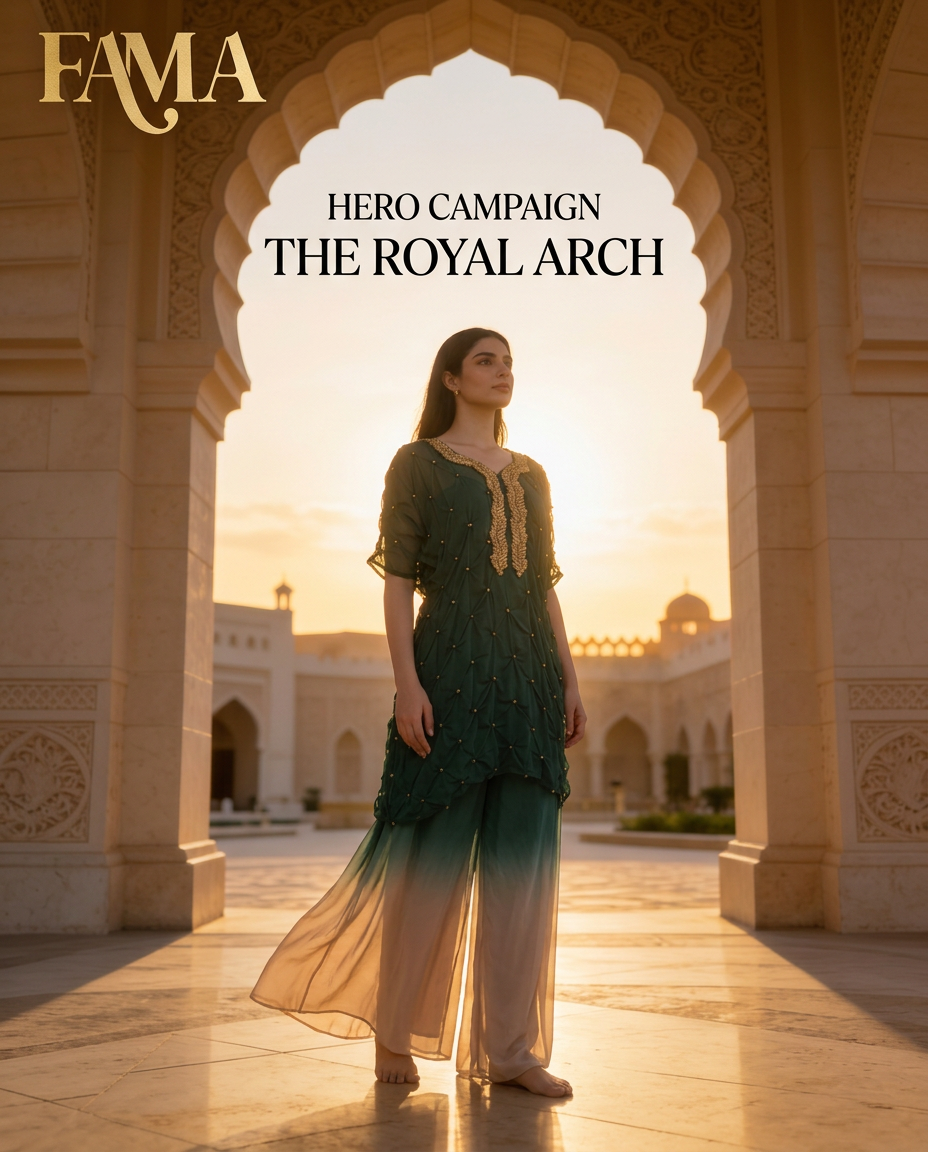 E3-11_GREEN_ES Emerald Ombre Layered Kaftan with Textured Detailing