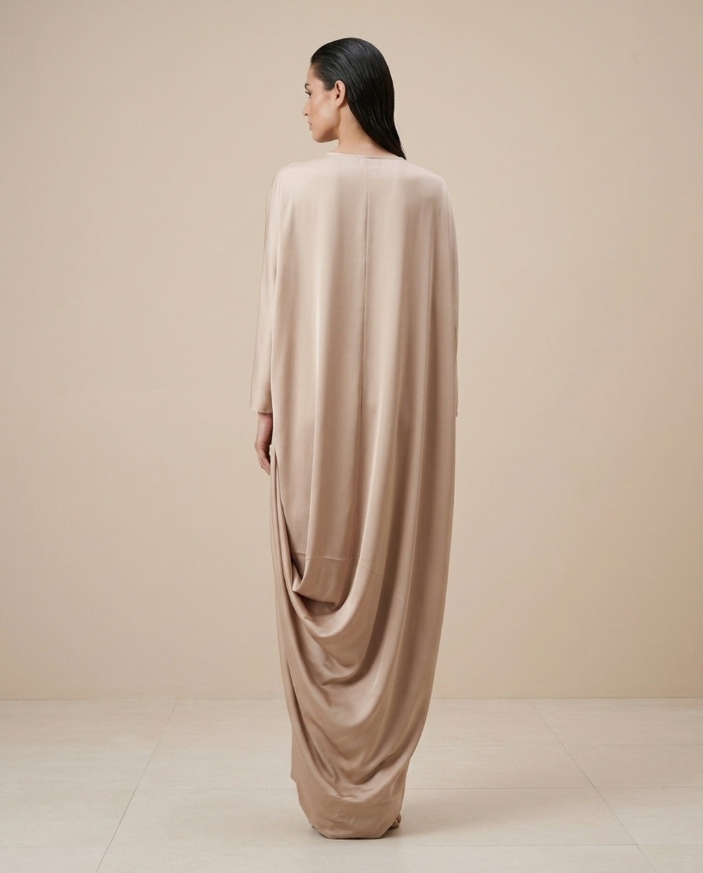 E4-17_CREAM_ES Ivory Cream Flow Kaftan