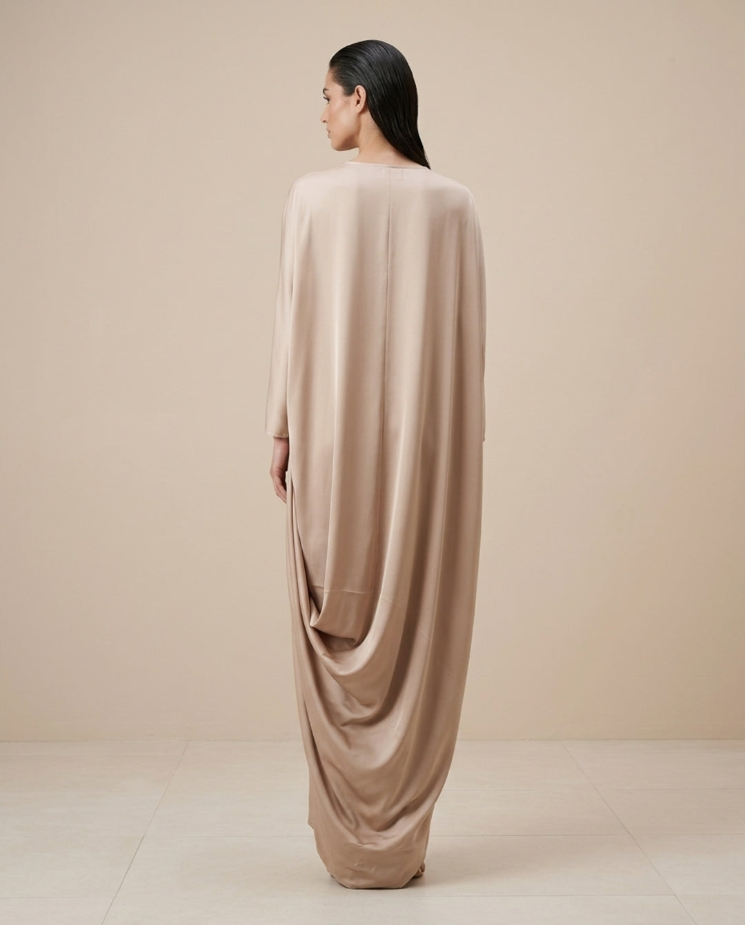 E4-17_CREAM_ES Ivory Cream Flow Kaftan