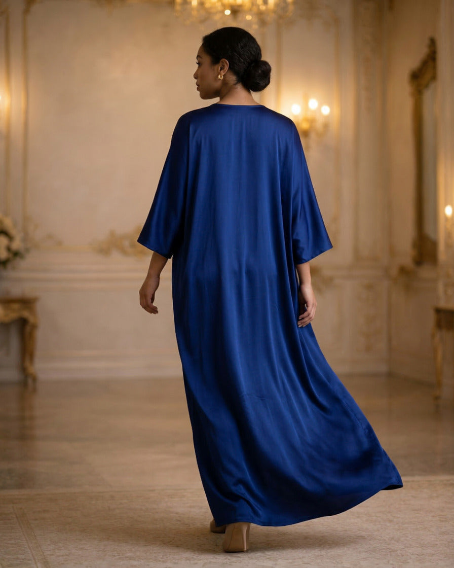 E4-1_BLACK_EA Jet Black Classic Kaftan