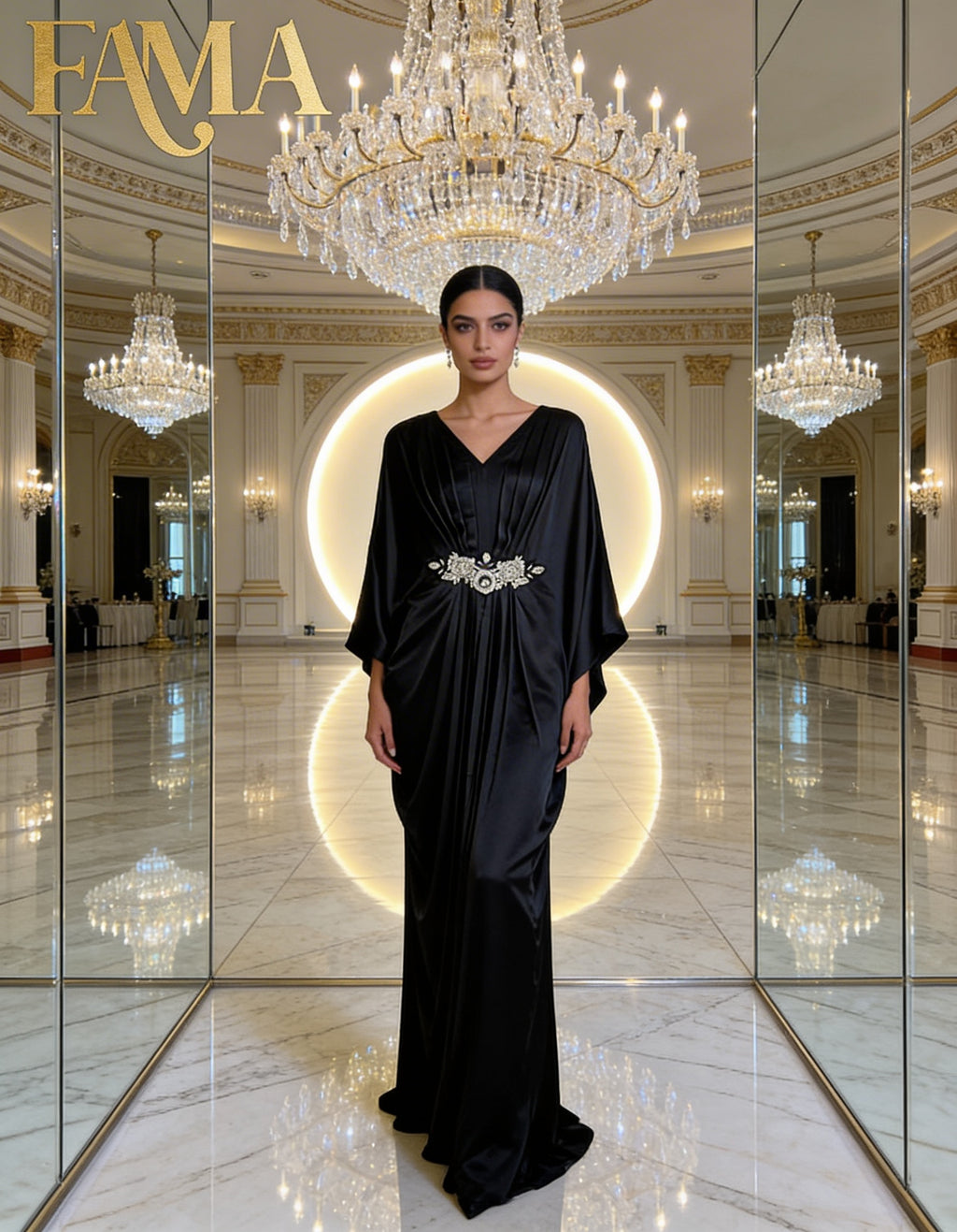 E4-1 – Regal Flow Evening Kaftan