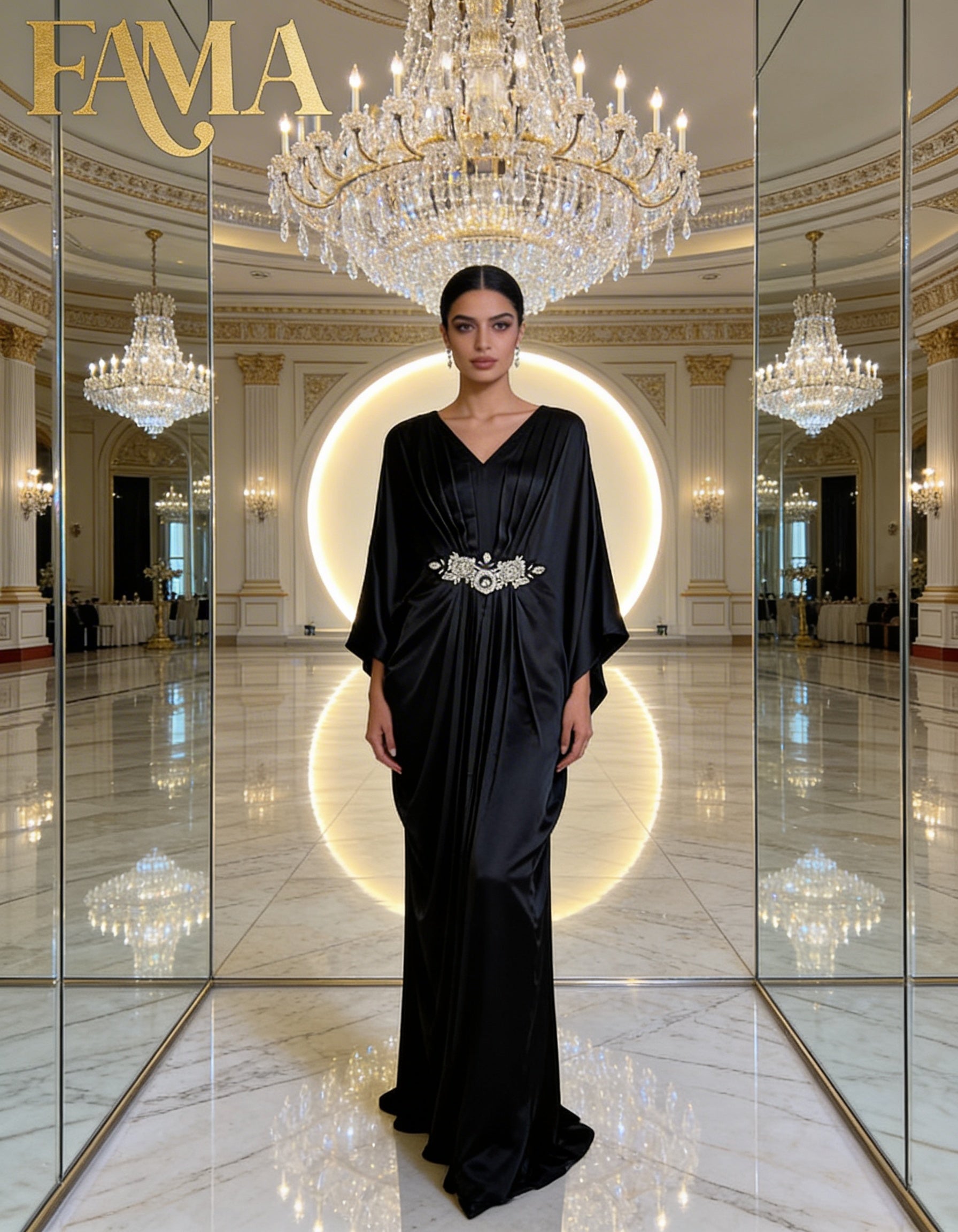 E4-1 – Regal Flow Evening Kaftan