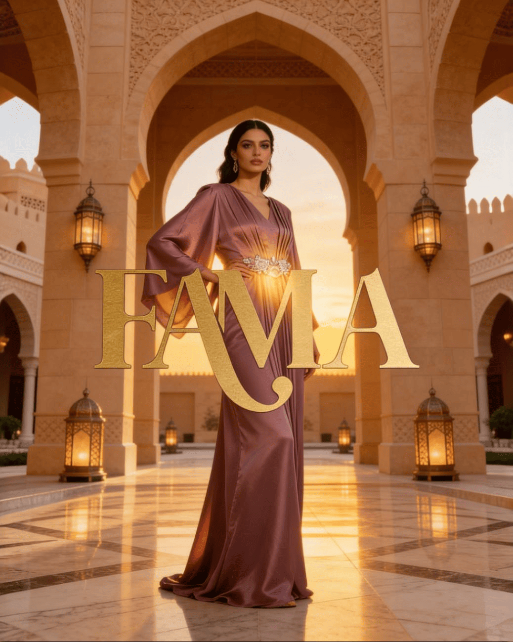 E4-1 – Regal Flow Evening Kaftan