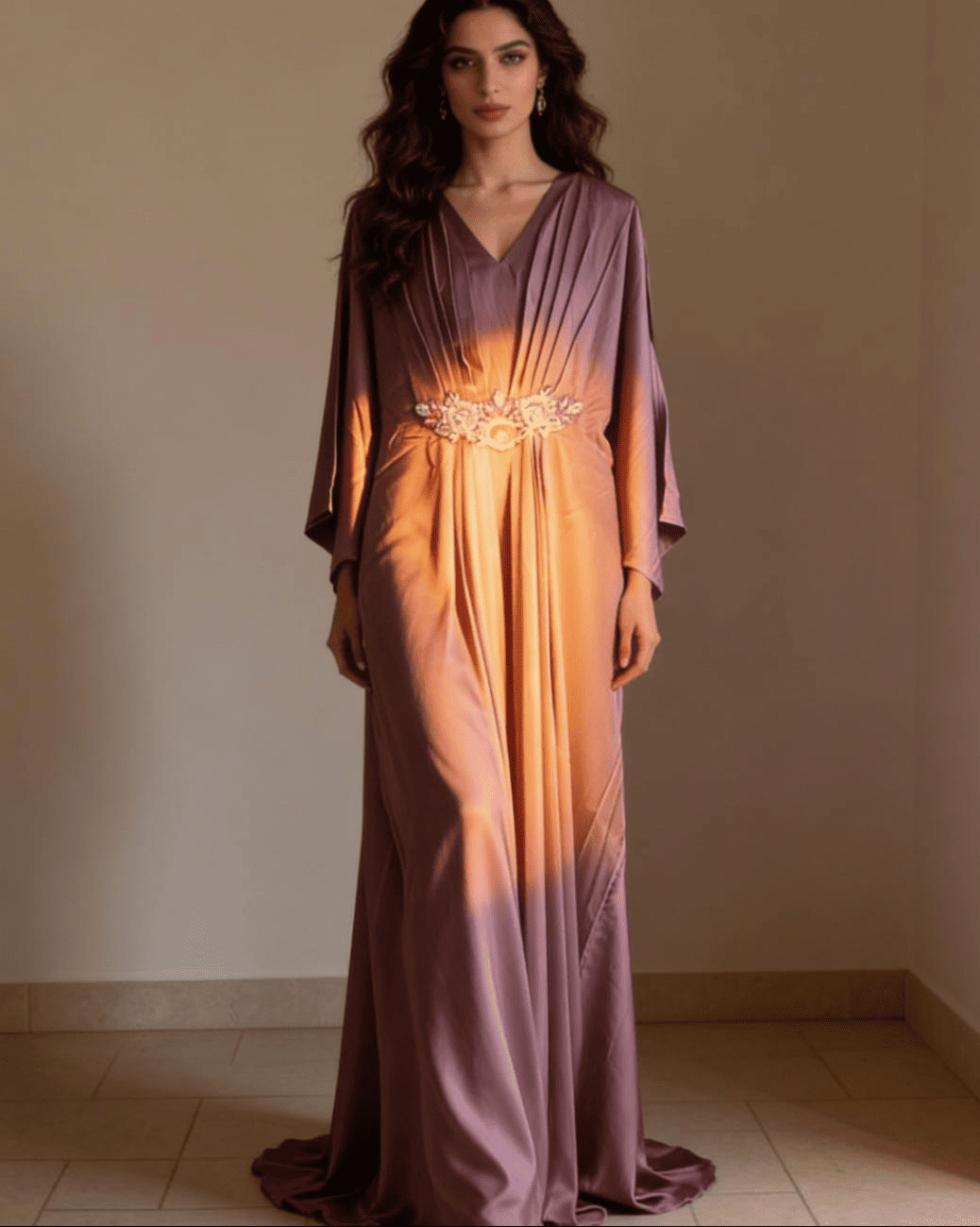 E4-1 – Regal Flow Evening Kaftan