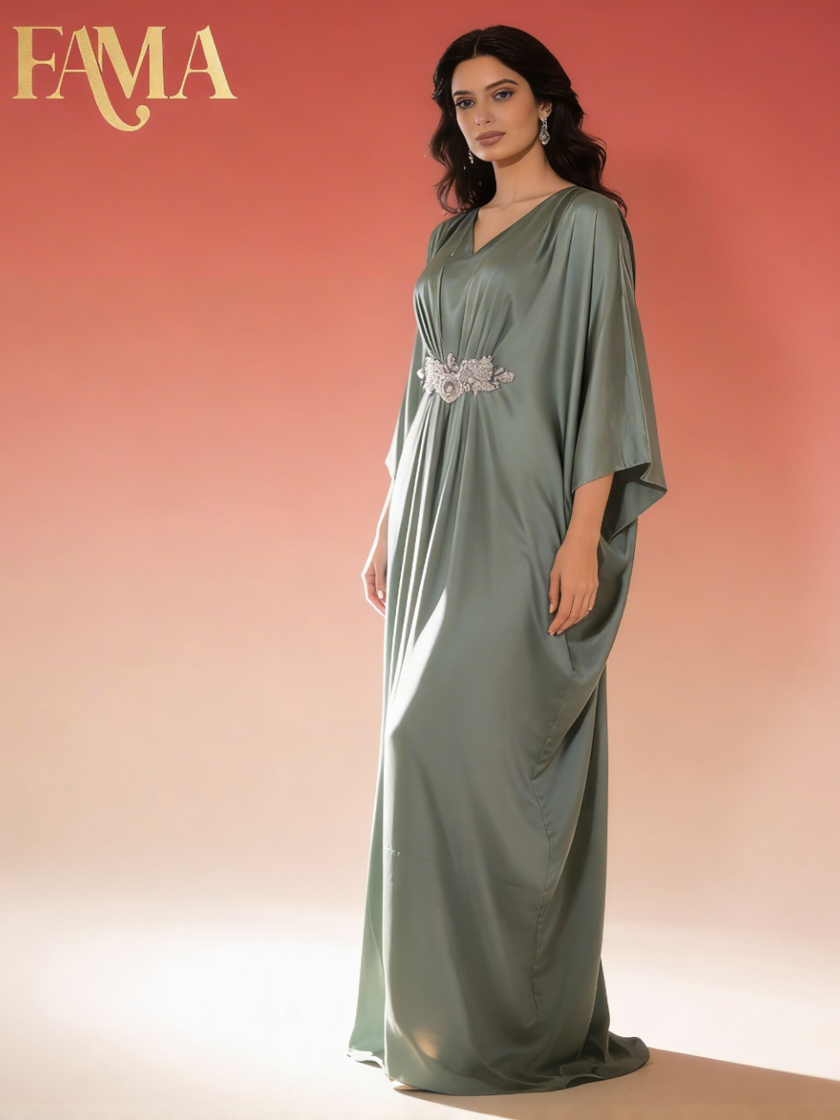 E4-1 – Regal Flow Evening Kaftan