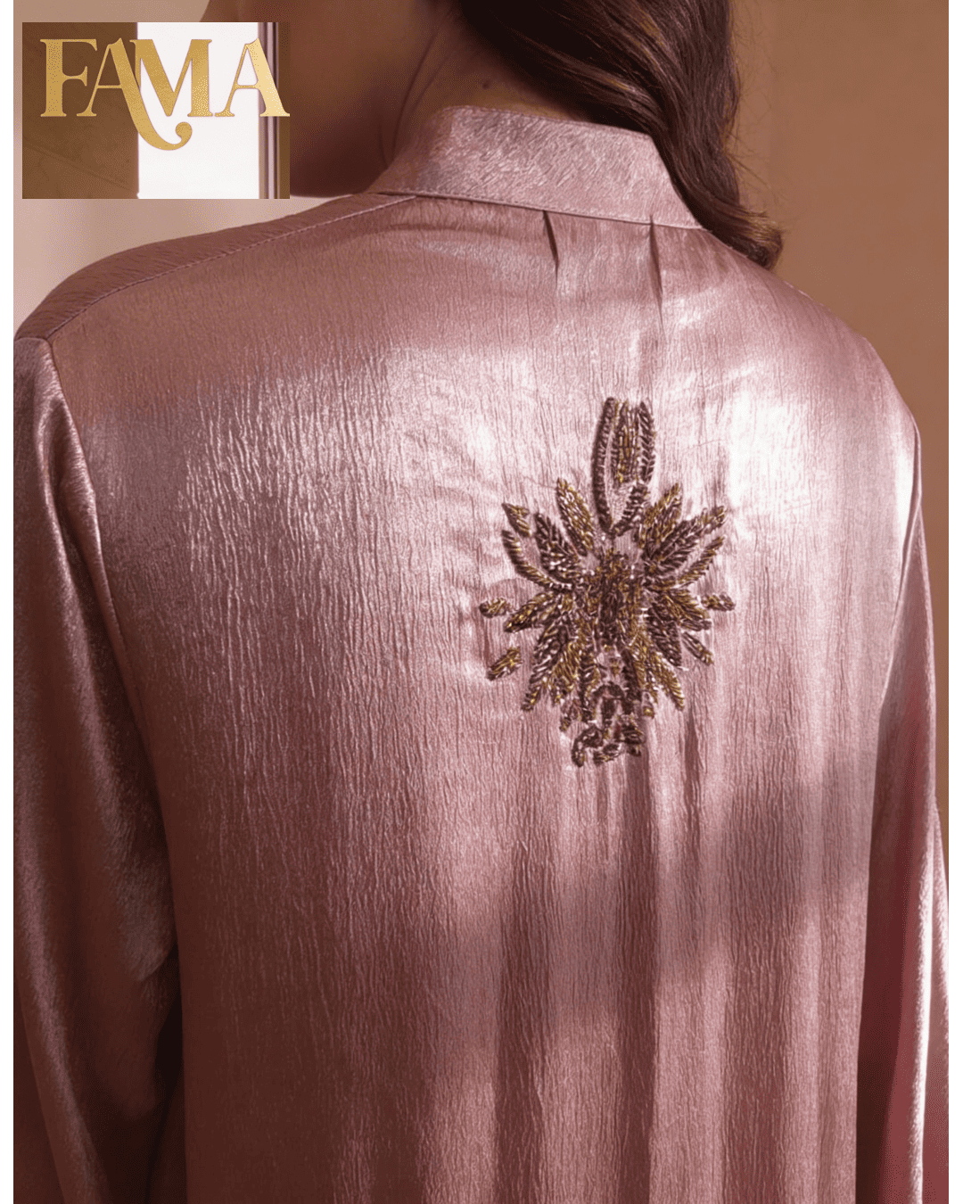 E4-2 – Rose Drape Luxe Kaftan