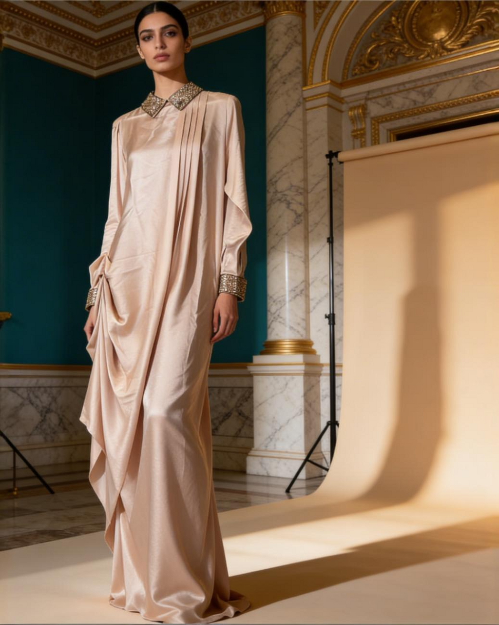 E4-3 – Royal Plum Elegance Dress