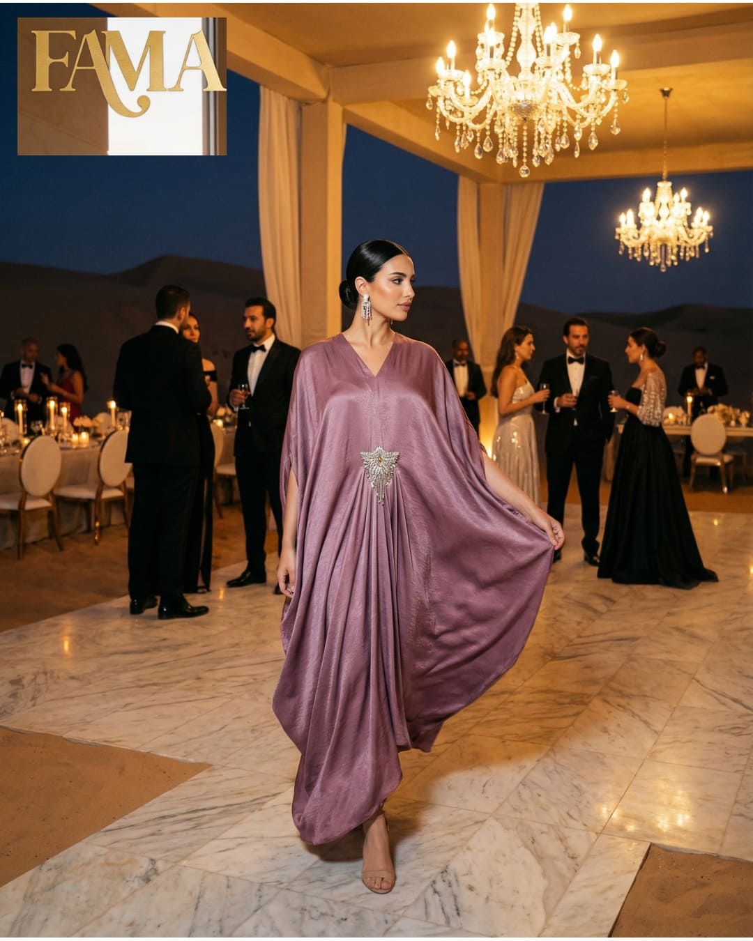 E4-4 | Moonlit Drape Kaftan