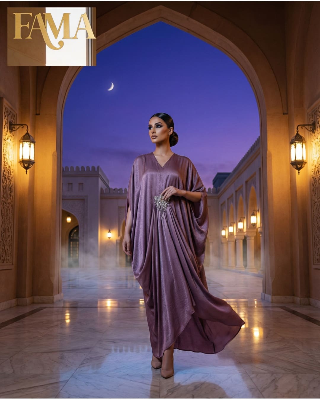 E4-4 | Moonlit Drape Kaftan