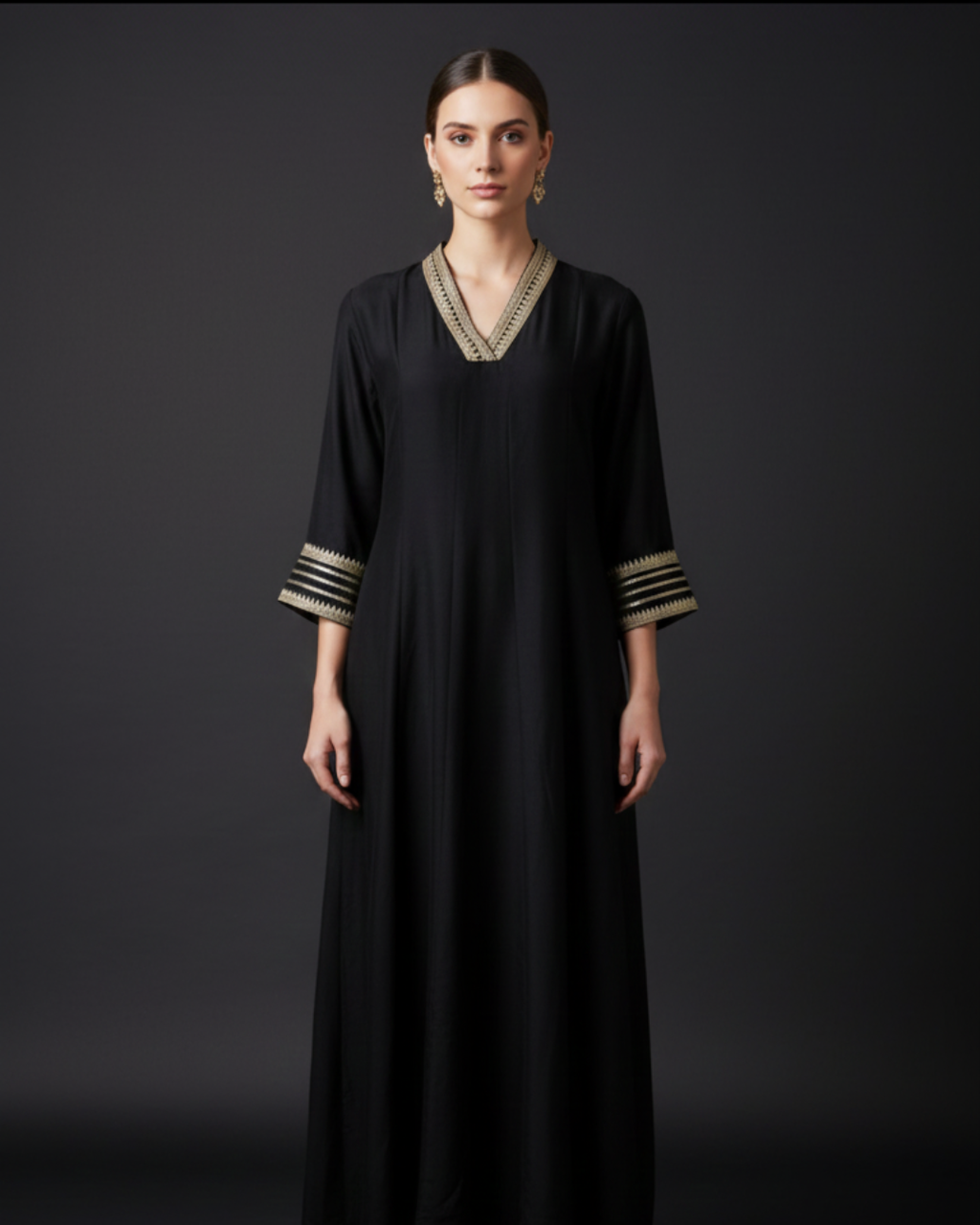 FS Midnight Noir Kaftan FS-1/B/5