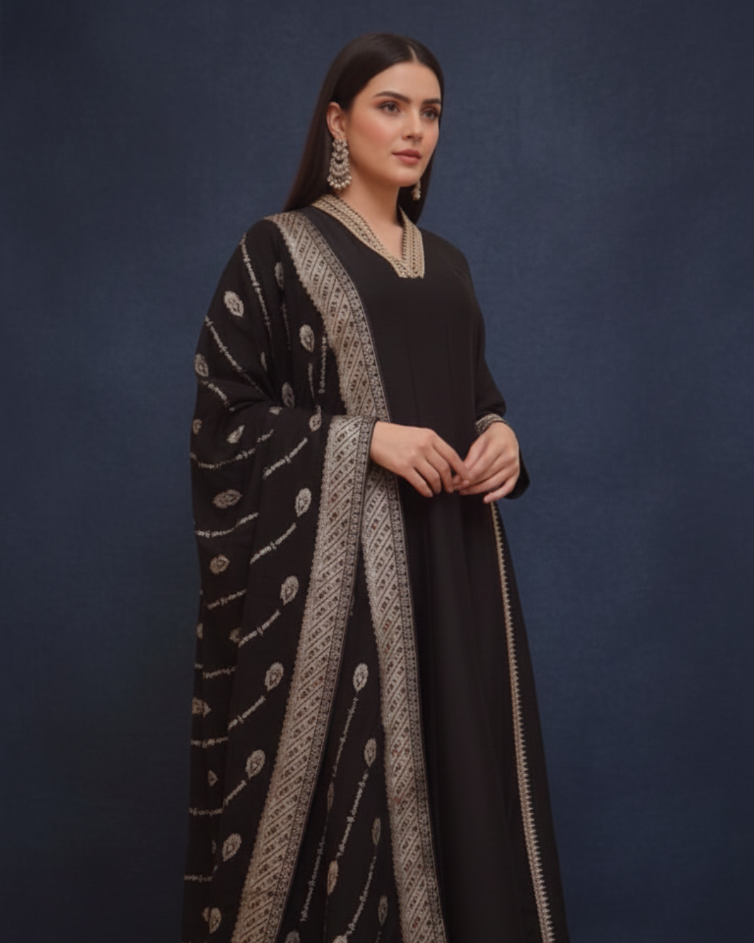 FS Midnight Noir Kaftan FS-1/B/5