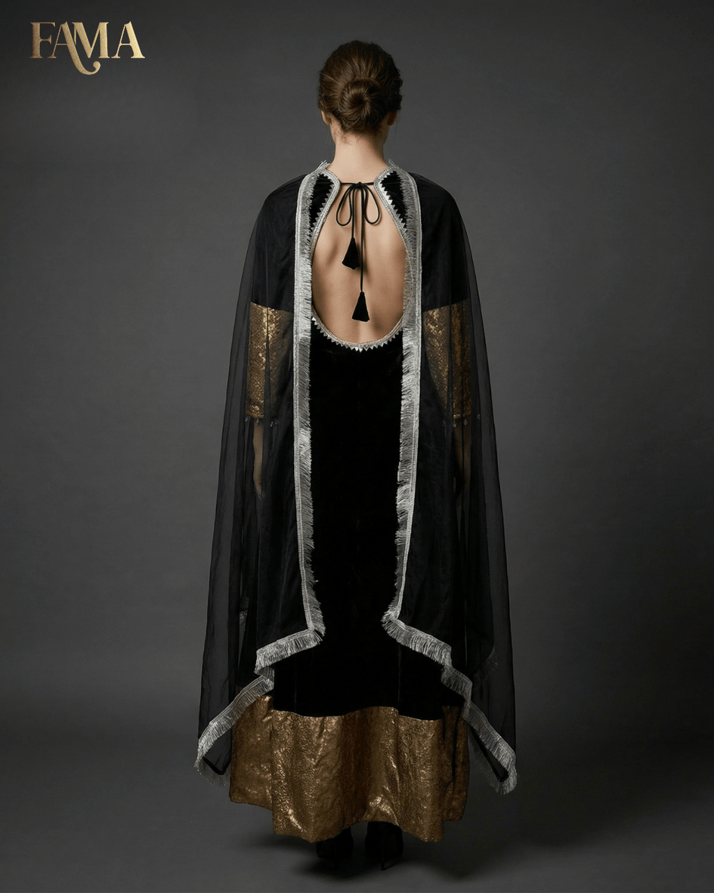 PK Velvet Royale Embellished Gown PK- 1/MB/10