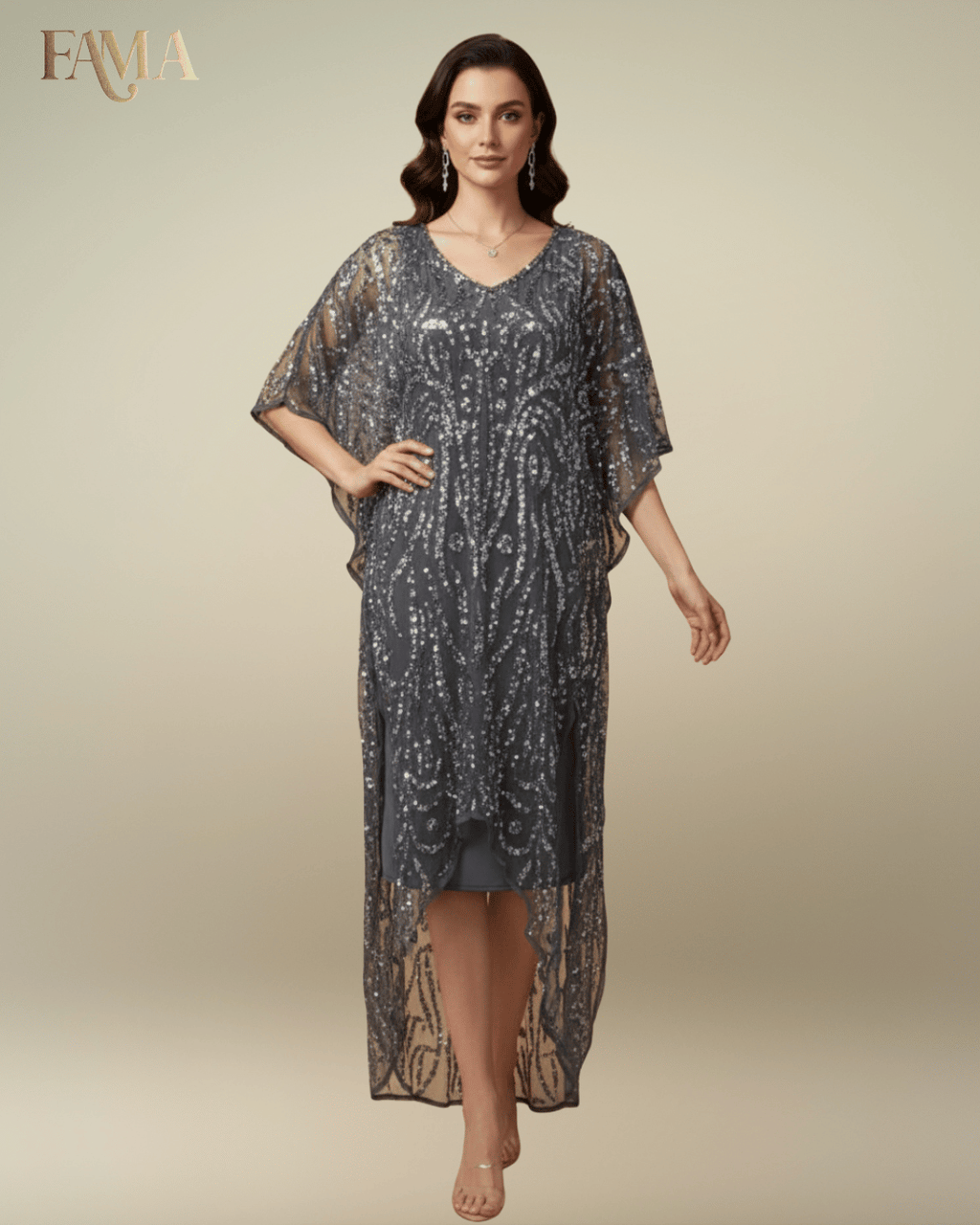 PP Midnight Mirage Sequin Kaftan PP-1/G/10