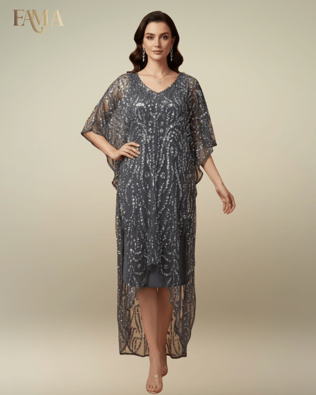PP Midnight Mirage Sequin Kaftan PP-1/G/10