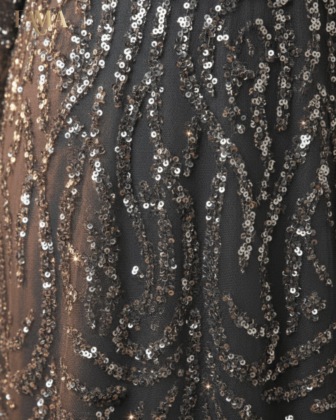 PP Midnight Mirage Sequin Kaftan PP-1/G/10