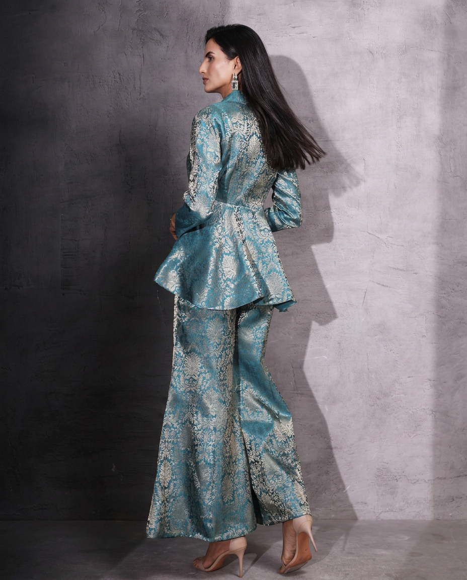 QB-1_GREEN_ES Sage Green Everyday Luxe Kaftan