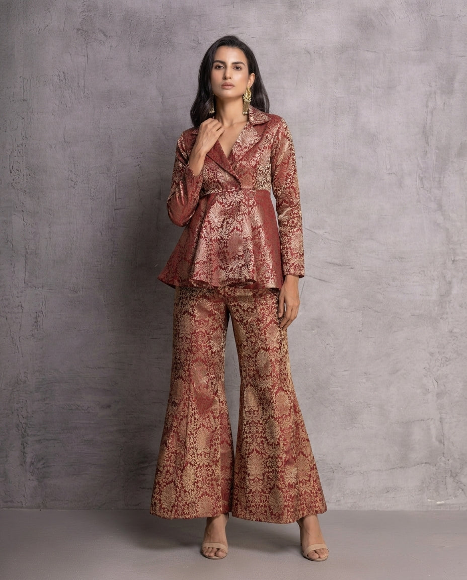 QB-1_RED_ES Ruby Red Everyday Luxe Kaftan