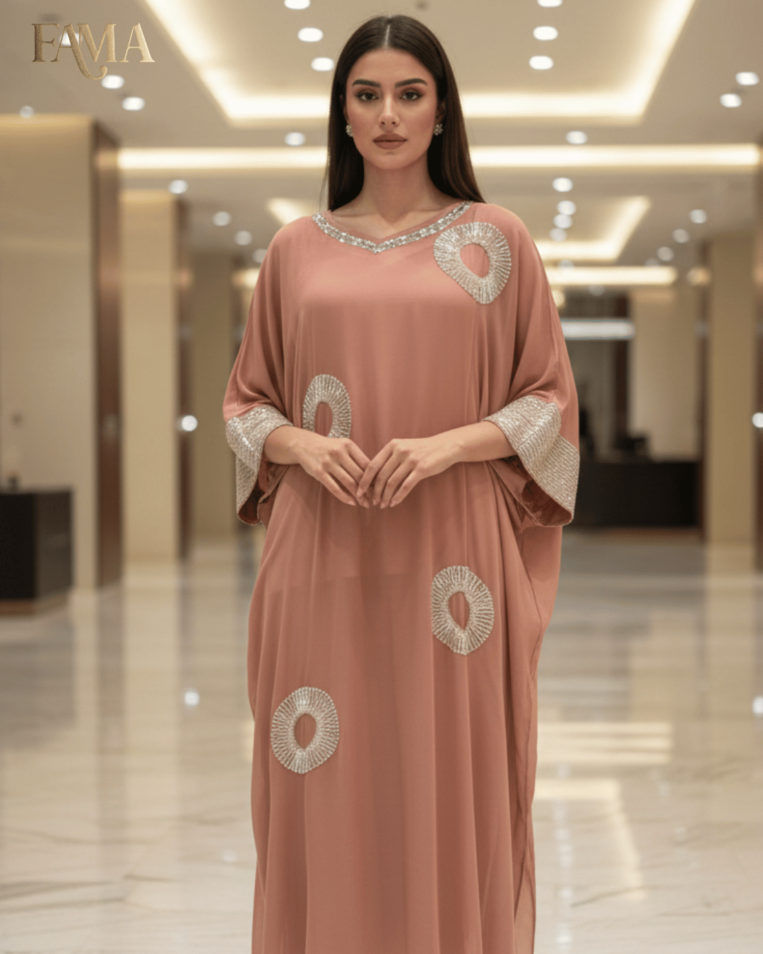 S2 Desert Rose Mirror Kaftan S2-4/B/5